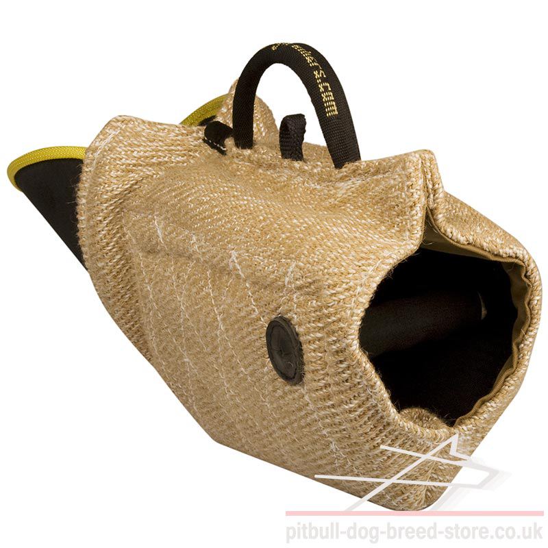 Dog Training Bite Sleeve for Young Staffy, Dog Sleeve Jute Cover