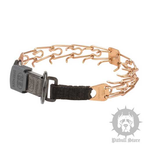 Curogan Pinch Prong Dog Collar with Click Lock Buckle