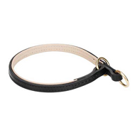 Leather Choke Collar Soft, Nappa Padded for Pitbull Obedience
