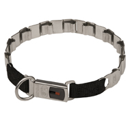 NECK TECH Prong Dog Collar for Pitbull, Stainless Steel, 24"