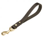 Classic Design Short Dog Lead of Leather