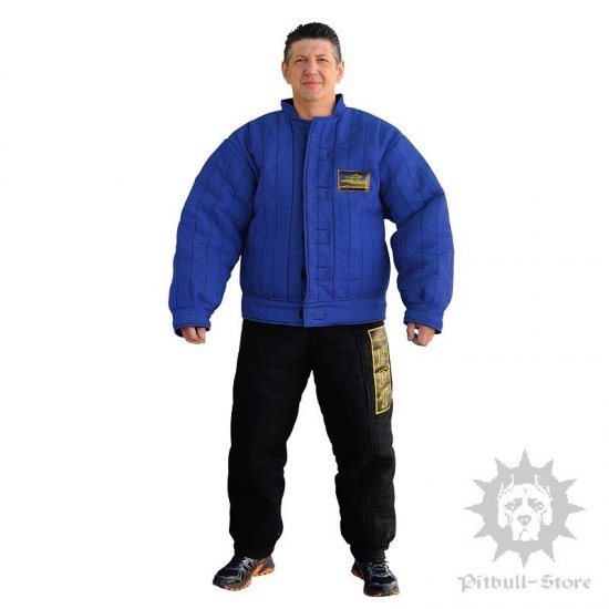 Mondioring Bite Suit Blue and Black for Trials