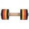 IGP Dog Dumbbell 2 kg, 8 Colorful Weight Plates for Staffy