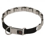 NECK TECH Dog Collar for Pitbull, Stainless Steel, 24"