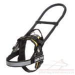 Easy Guide Dog Harness with Patches and Detachable Handle