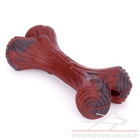 Bone Shaped Dog Toy "BEND-E Branch" for Staffy and Pitbull Puppy