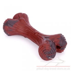 Bone Shaped Dog Toy "BEND-E Branch" for Staffy and Pitbull Puppy