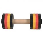 IGP Dog Dumbbell 2 kg, 8 Colorful Weight Plates for Staffy