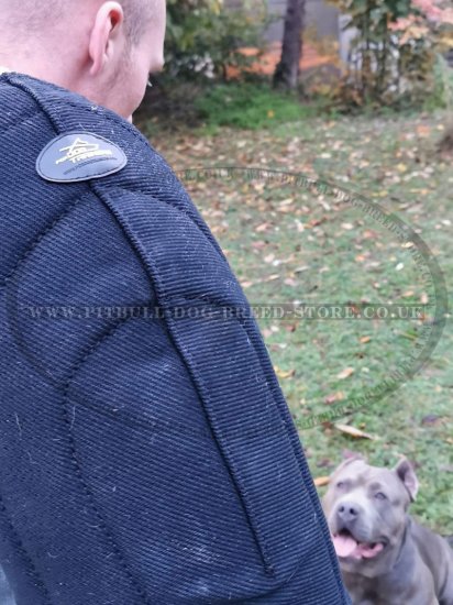 Training Sleeve of French Linen for Staffy Puppy Biting