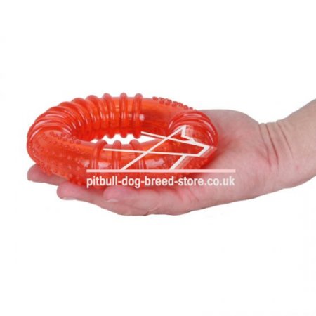 Dog Toy for Staffy Starmark Treat Dispensing Looper, Medium Size