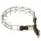 Staffy Pinch Collar with Leather Loop & Snap-Buckle, 1/8"