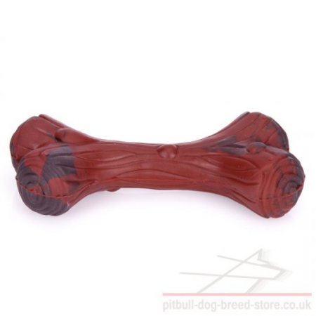 Bone Shaped Dog Toy "BEND-E Branch" for Staffy and Pitbull Puppy