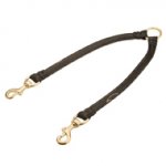 Coupler Dog Lead of Extra Thick Rolled Leather