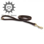 1/2" Leather Dog Leash of Classic Design