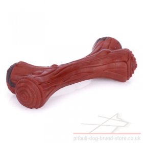 Crunchy Dog Bone Toy "BEND-E Branch" for Young and Adult Staffy