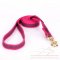 Pitbull Dog Lead of Pink Nylon with Non-Slip Rubber Threads
