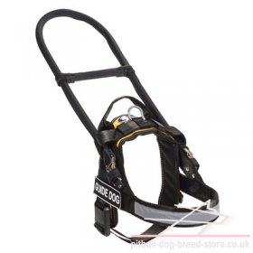 Easy Guide Dog Harness with Patches and Detachable Handle