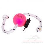 Dog Training Ball on Rope with Multi Power-Clip by Top-Matic