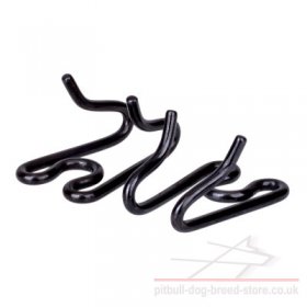 Prong Collar Links of Black Stainless Steel 2.25 mm