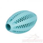 Dental Health Dog Toy "Denta Fun Rugby Ball" for Staffy, Pitbull