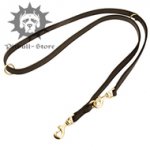 Multifunctional Pitbull Lead of 3/4" Rubberized Nylon