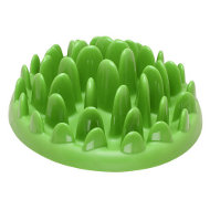 Green Interactive Dog Feeder Water Bowl for Adult Staffy