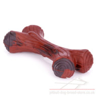 Crunchy Dog Bone Toy "BEND-E Branch" for Young and Adult Staffy