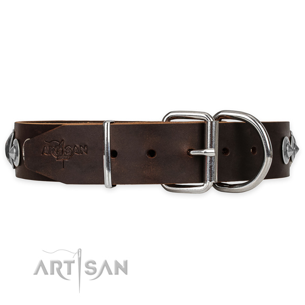 Leather Dog Collar Buckle