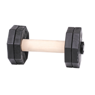 Dog Dumbbell with Plastic Weight Plates, 1 Kg