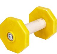 Dog Dumbbell Wooden and Plastic for Retrieve Training, 650 g