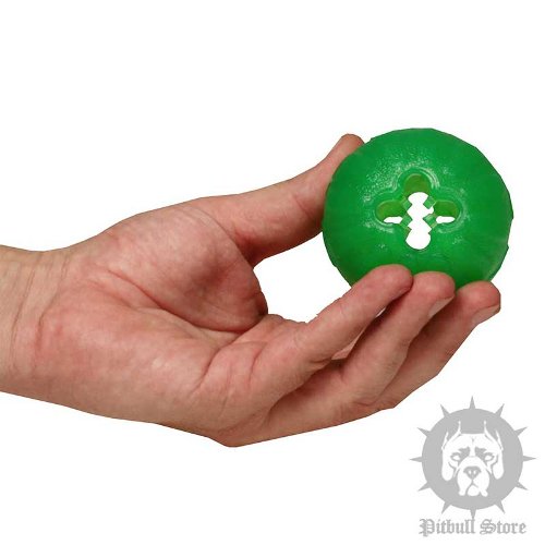Snack Dog Ball for Food Dispensing Made of Rubber
