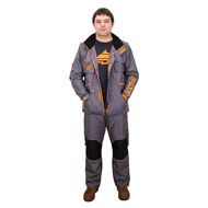 FDT Pro "Dress'n'Go" Dog Trainer Suit of Grey/Orange Colour