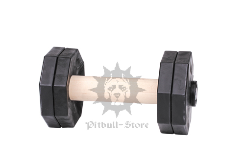 Dog Dumbbell with Plastic Weight Plates, 1 Kg