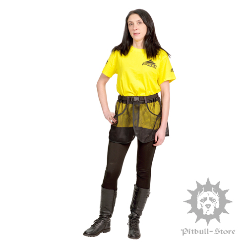 Dog Training Skirt-Pouch of Mesh Fabric